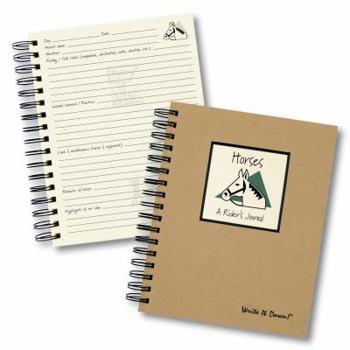 Spiral-bound Horses, a Rider's Journal (Natural Brown) Book