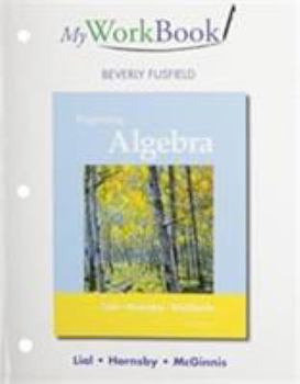 Paperback Myworkbook for Beginning Algebra Book