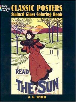 Paperback Classic Posters Stained Glass Book