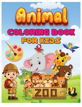 Paperback Zoo Animal Coloring Book
