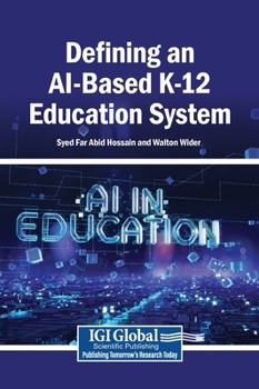 Hardcover Defining an AI-Based K-12 Education System Book