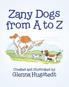 Paperback Zany Dogs from A to Z Book