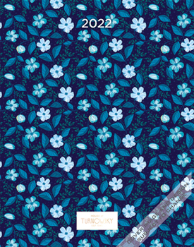 House of Turnowsky 2022 6 x 7.75 Inch Botanical Dream Weekly Desk Planner with Foil Stamped Cover, Stationery Elegant Exclusive