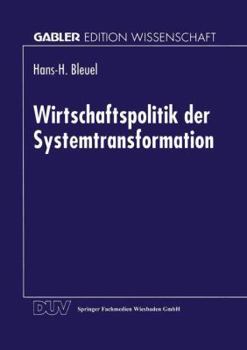 Paperback Wirtschaftspolitik Der Systemtransformation [German] Book