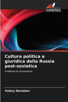 Paperback Cultura politica e giuridica della Russia post-sovietica [Italian] Book