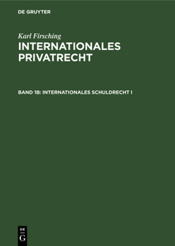Hardcover Internationales Schuldrecht I [German] Book