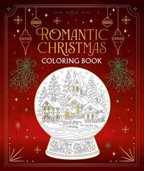 Paperback Romantic Christmas Coloring Book