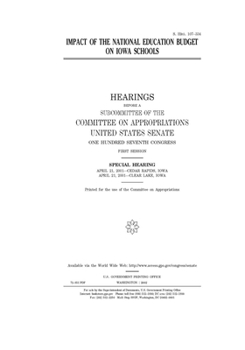 Impact of the national education budget on Iowa schools