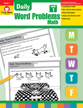 Paperback Daily Word Problems Grade 1 Book