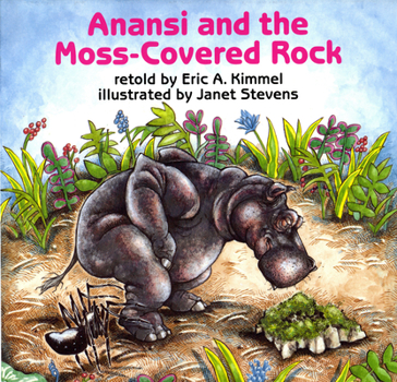Hardcover Anansi and the Moss-Covered Rock Book