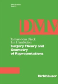 Paperback Surgery Theory and Geometry of Representations Book