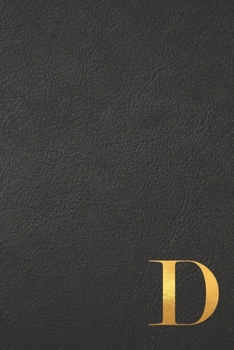 D: Executive Monogram Initial To Do List Notebook | Daily Checklist Planner