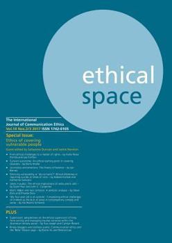 Paperback Ethical Space Vol.14 Issue 2/3 Book