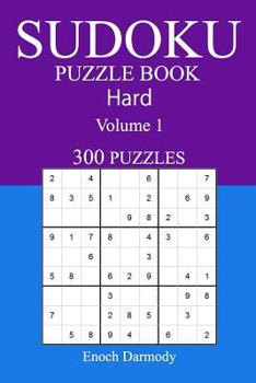 Paperback 300 Hard Sudoku Puzzle Book: Volume 1 Book