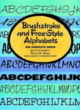 Paperback Brushstroke and Free-Style Alphabets Book