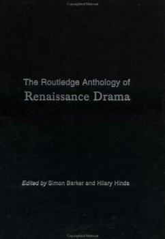 Paperback The Routledge Anthology of Renaissance Drama Book