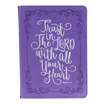 Leather Bound Journal Handy Trust in the Lord Prov. 3:5 Book