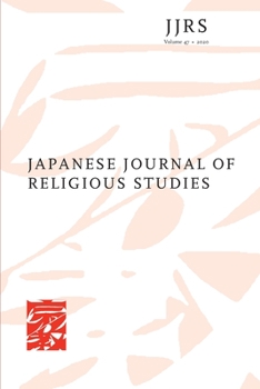 Paperback Japanese Journal of Religious Studies 47 (2020) Book