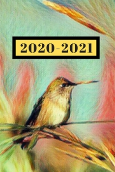 Pretty Pastel Pink Yellow Teal & Green Little Hummingbird  Nature Lover's Dated Weekly  2 year Calendar Planner: Cute Small Pocket/Purse Size To-Do ... - Dec 2021, 25 months Weekly Planner Book)