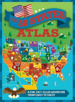 Hardcover (exclusive Only) the 50 States Atlas Book