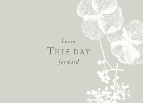 Hardcover From This Day Forward: A Wedding Guest Book