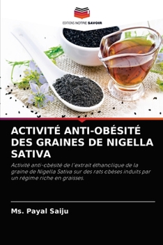 Paperback Activité Anti-Obésité Des Graines de Nigella Sativa [French] Book