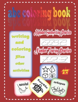 Paperback abc coloring book: The Little ABC Coloring Book (Dover Little Activity Books Practice for Kids with Pen Control, Line Tracing, Letters, a Book
