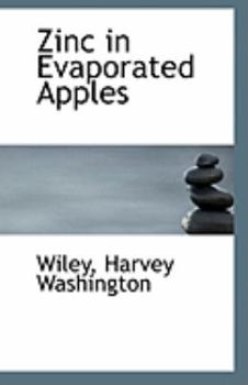 Paperback Zinc in Evaporated Apples Book
