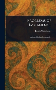 Hardcover Problems of Immanence Book