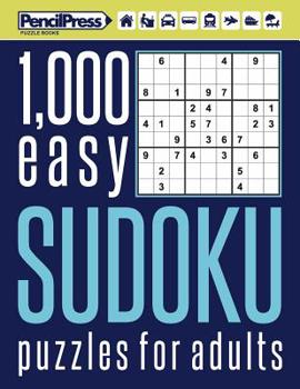 Paperback 1000 easy Sudoku puzzles book for adults: Puzzle book for adults easy 1,000+ by Book