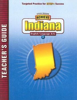 Paperback Achieve Indiana English/Language Arts 3 Book