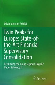 Twin Peaks for Europe: State-of-the-Art Financial Supervisory Consolidation: Rethinking the Group Support Regime Under Solvency II