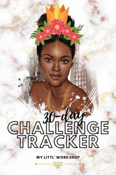 Paperback 30-Day Challenge Tracker Book