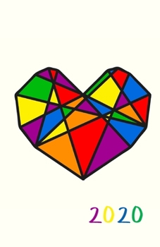 2020: Monthly and weekly all in one planner with calendar, schedule, assignments, 2021 future plans and more. Monday start week. Fits in purse. 8.5" x ... design, rainbow colors. Soft matte cover).