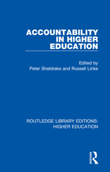 Paperback Accountability in Higher Education Book