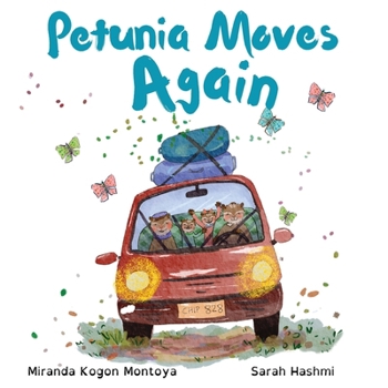 Paperback Petunia Moves Again [Large Print] Book