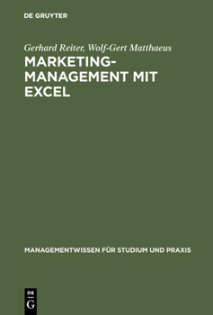 Hardcover Marketing-Management mit EXCEL [German] Book
