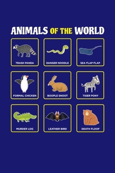 Animals Of The World: Rare Animals Memes Journal, Wildlife Notebook Note-taking Planner Book, Present, Gift For Zoo Keeping Lovers