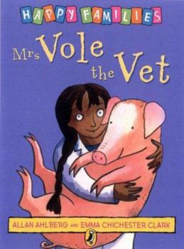 Paperback Happy Families Mrs Vole The Vet Book