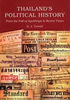 Paperback Thailand's Political History: From the Fall of Ayutthaya in 1767 to Recent Times Book