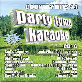 Music - CD Country Hits 24 (16-song CD+G) Book