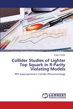 Paperback Collider Studies of Lighter Top Squark in R-Parity Violating Models Book