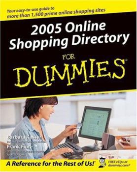 Paperback 2005 Online Shopping Directory for Dummies Book
