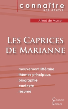 Paperback Fiche de lecture Les Caprices de Marianne de Musset (Analyse littéraire de référence et résumé complet) [French] Book