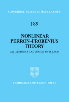 Hardcover Nonlinear Perron-Frobenius Theory Book