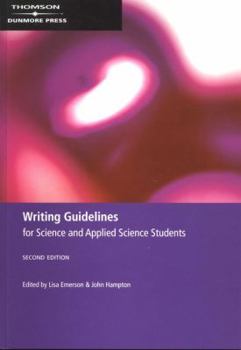 Paperback Writing Guidelines for Science and Applied Science Students Book