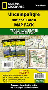 Loose Leaf Uncompahgre National Forest [Map Pack Bundle] Book