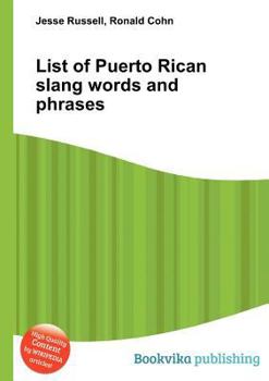 Paperback List of Puerto Rican Slang Words and Phrases Book