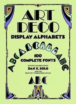 Paperback Art Deco Display Alphabets Book