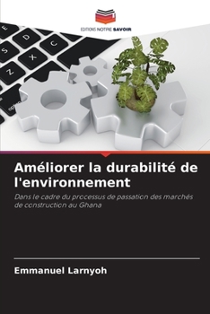 Paperback Améliorer la durabilité de l'environnement [French] Book